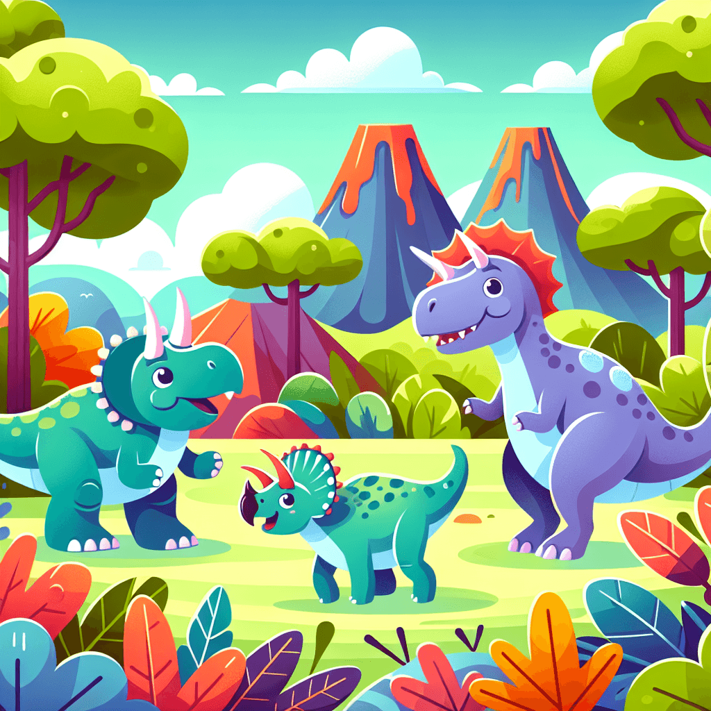 Delightful Dino Friends DIY Paint By Numbers