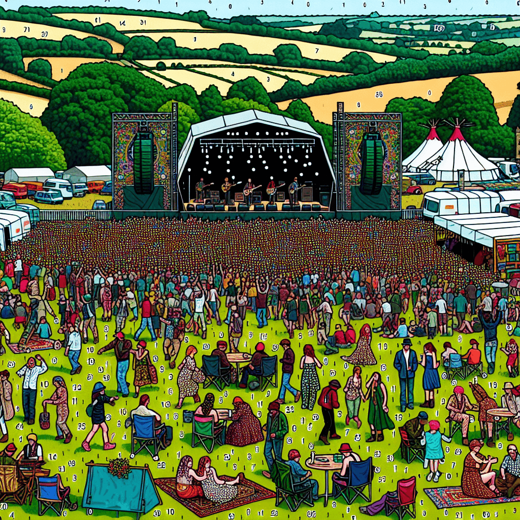 Glastonbury Festival - Glastonbury, England Paint By Numbers Art