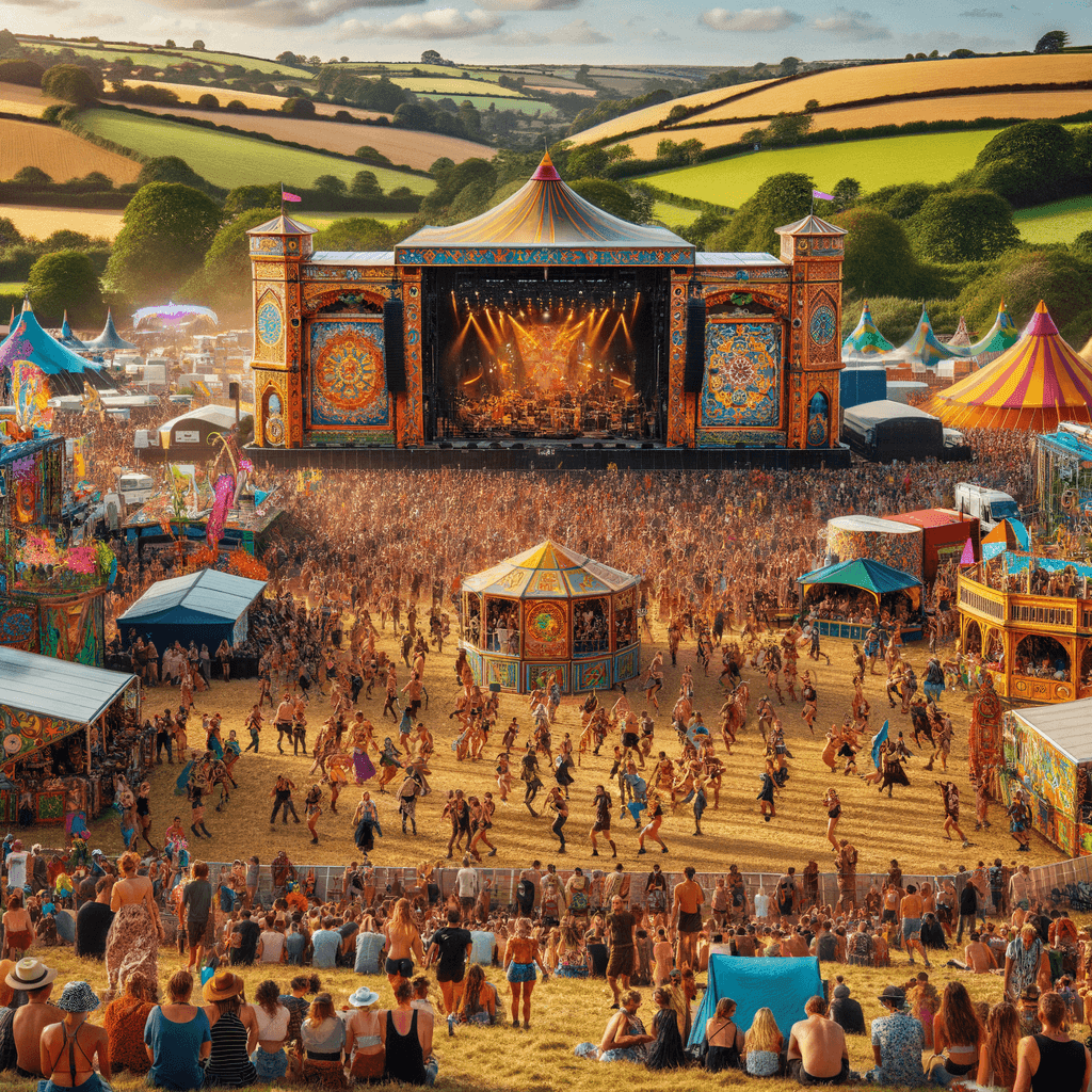 Glastonbury Festival - Pilton, England Paint By Color