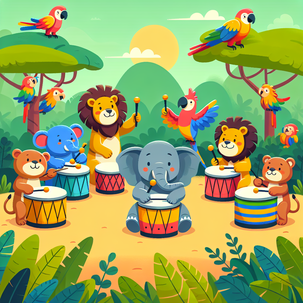 Jungle Drumbeat Celebration DIY Paint By Numbers