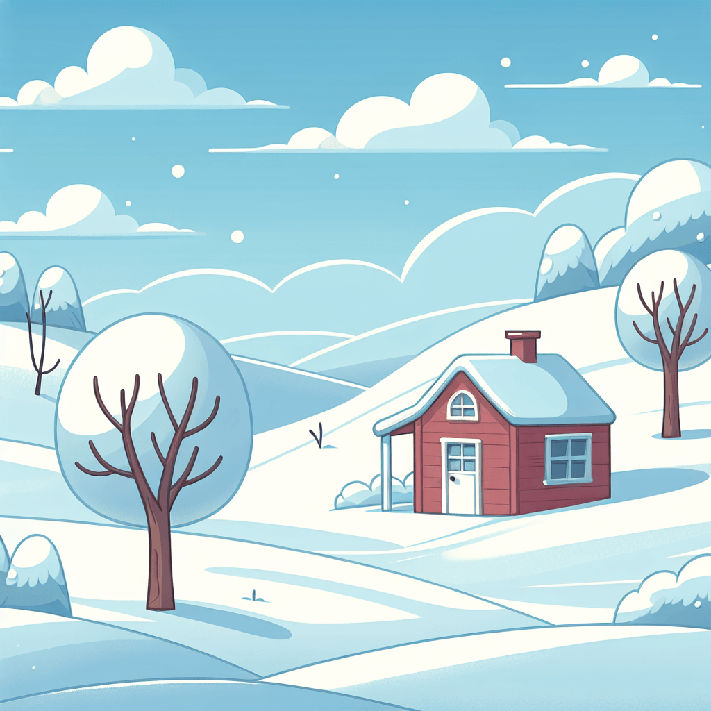 Inspiring Snowy Landscape Paint By Numbers Kits