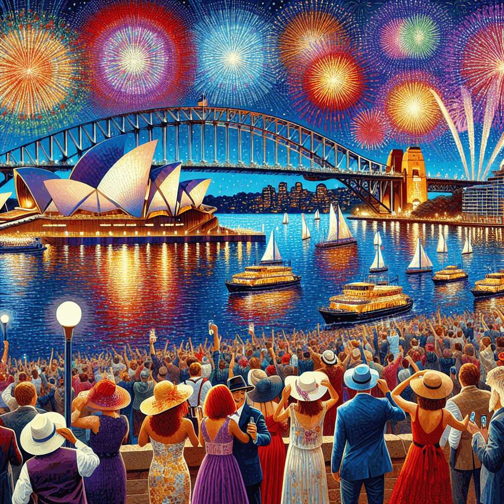 New Year's Eve - Sydney Painting By Numbers Kit