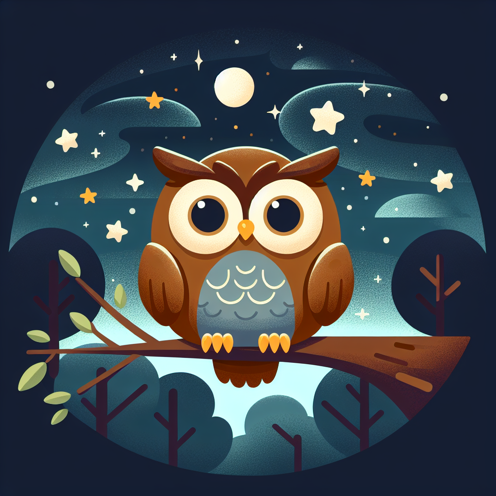 Starry Owl Painting Number Kit