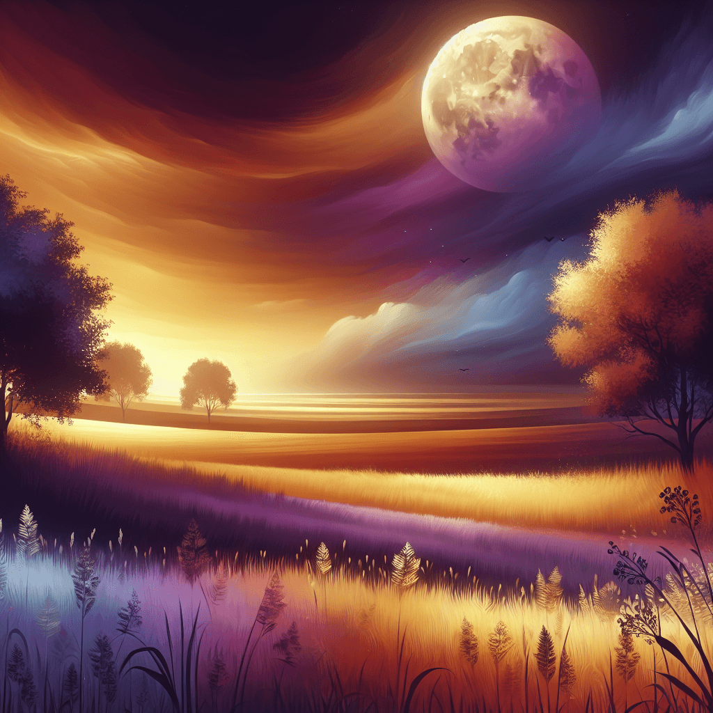 Harvest Moon Serenity Paint By Numbers Art