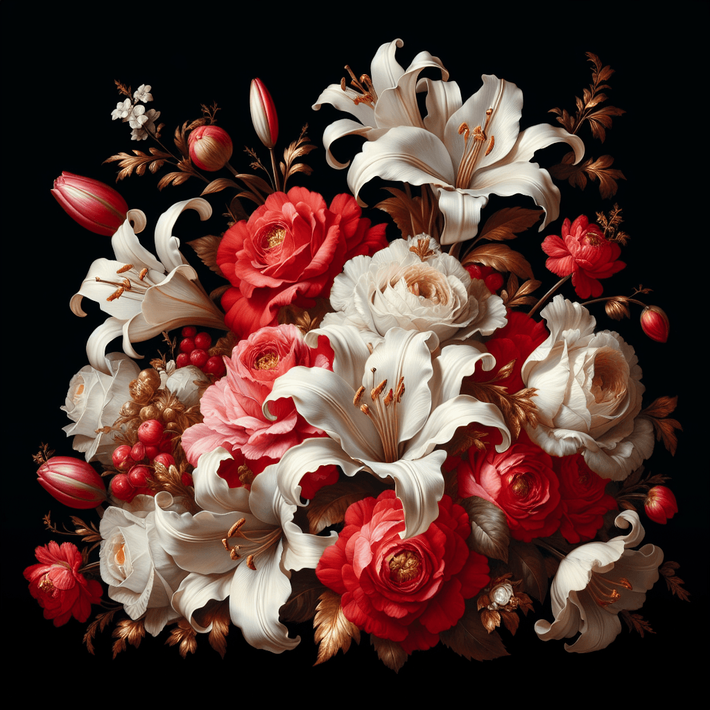 Royal Floral Celebration Paint By Numbers Kits