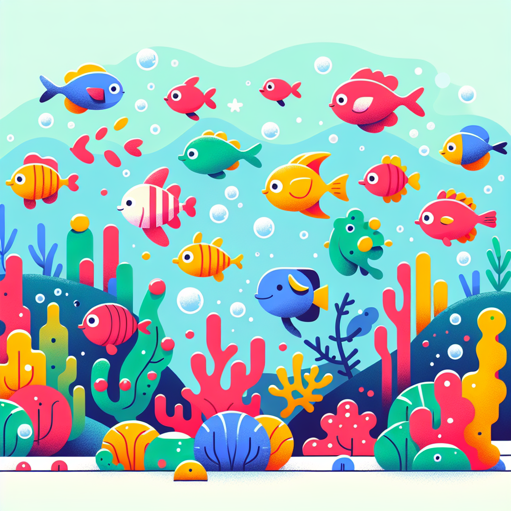 Under The Sea Spectacle Paint By Number