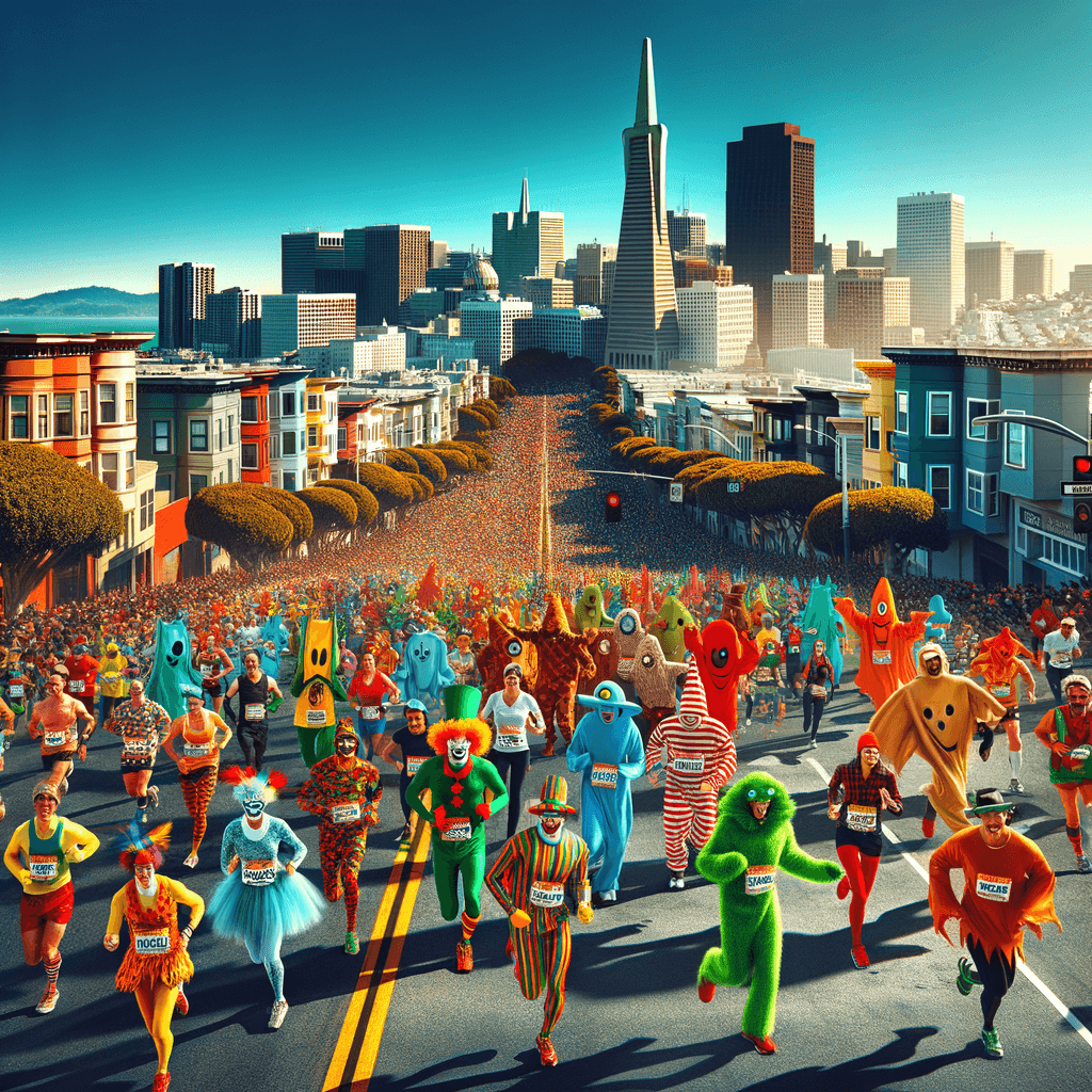 Bay To Breakers - San Francisco, USA Paint By Color