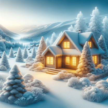 Warm Cozy Cabin Paint By Numbers