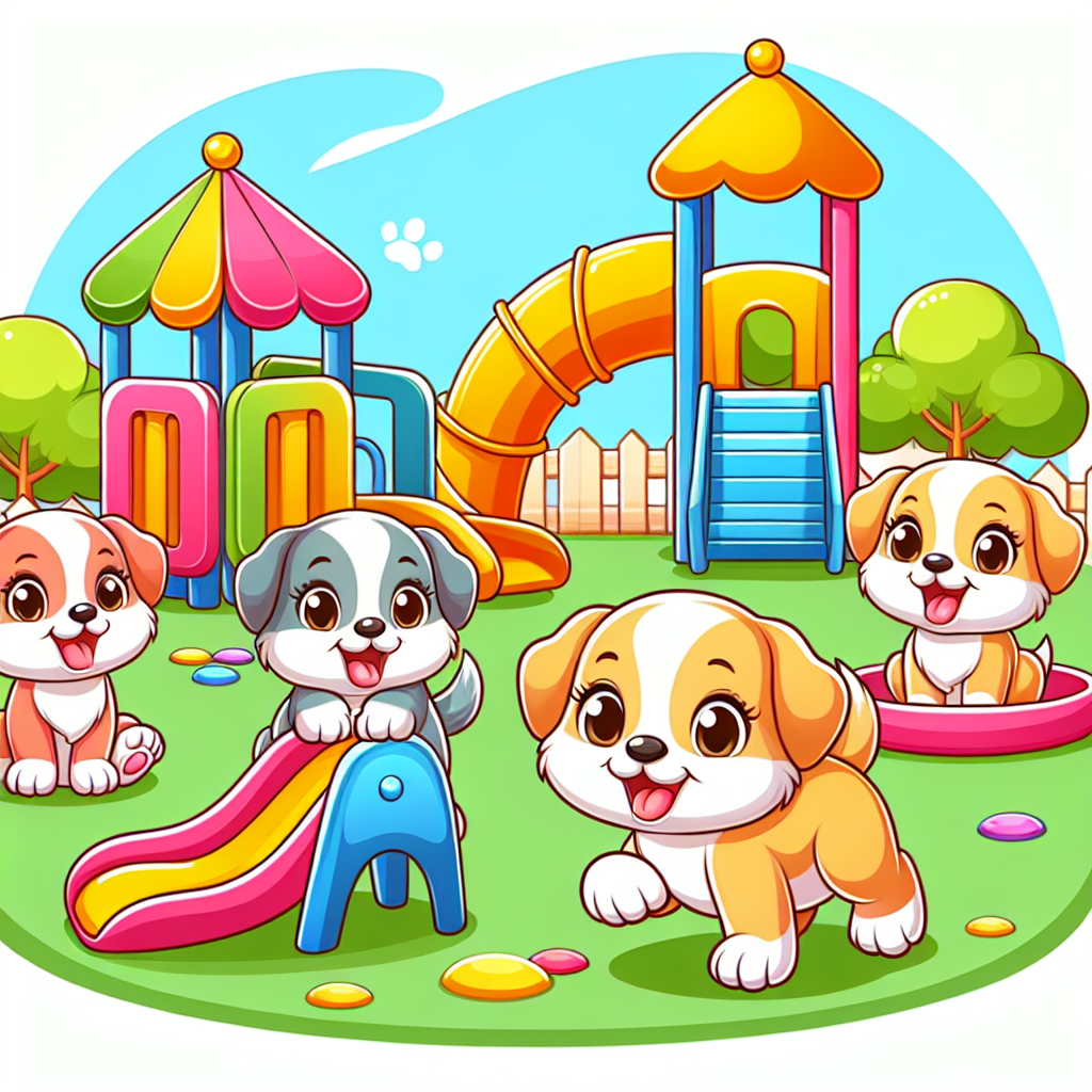 Puppy Pals Playground Paint By Color