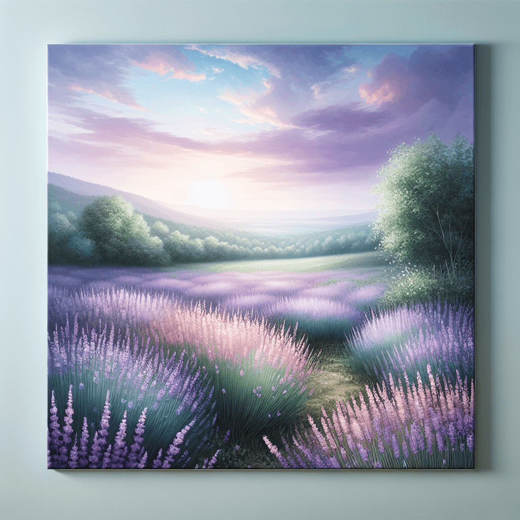 Peaceful Lavender Dreams Paint By Number
