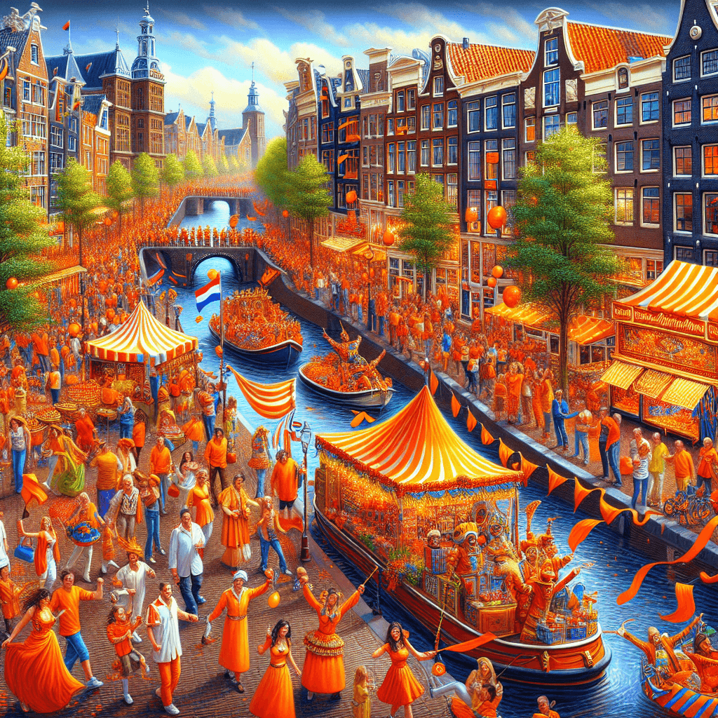 Koninginnedag - The Netherlands Numbered Painting Kits