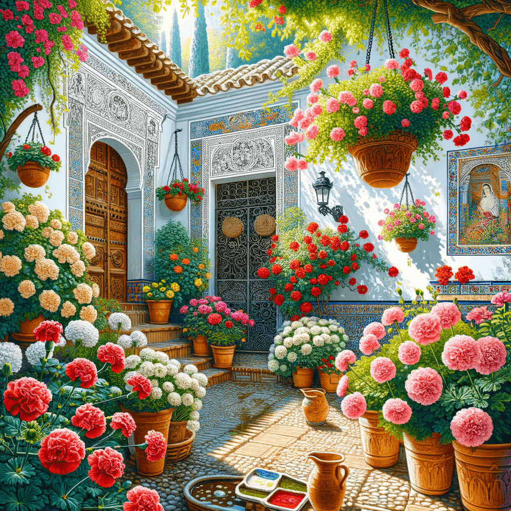 Fiesta De Los Patios - Spain Paint By Numbers Art