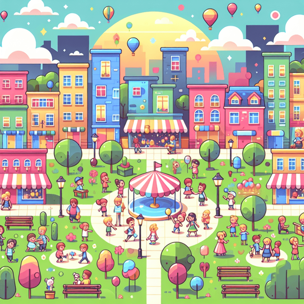 Rainbow City Adventure Paint By Numbers Art