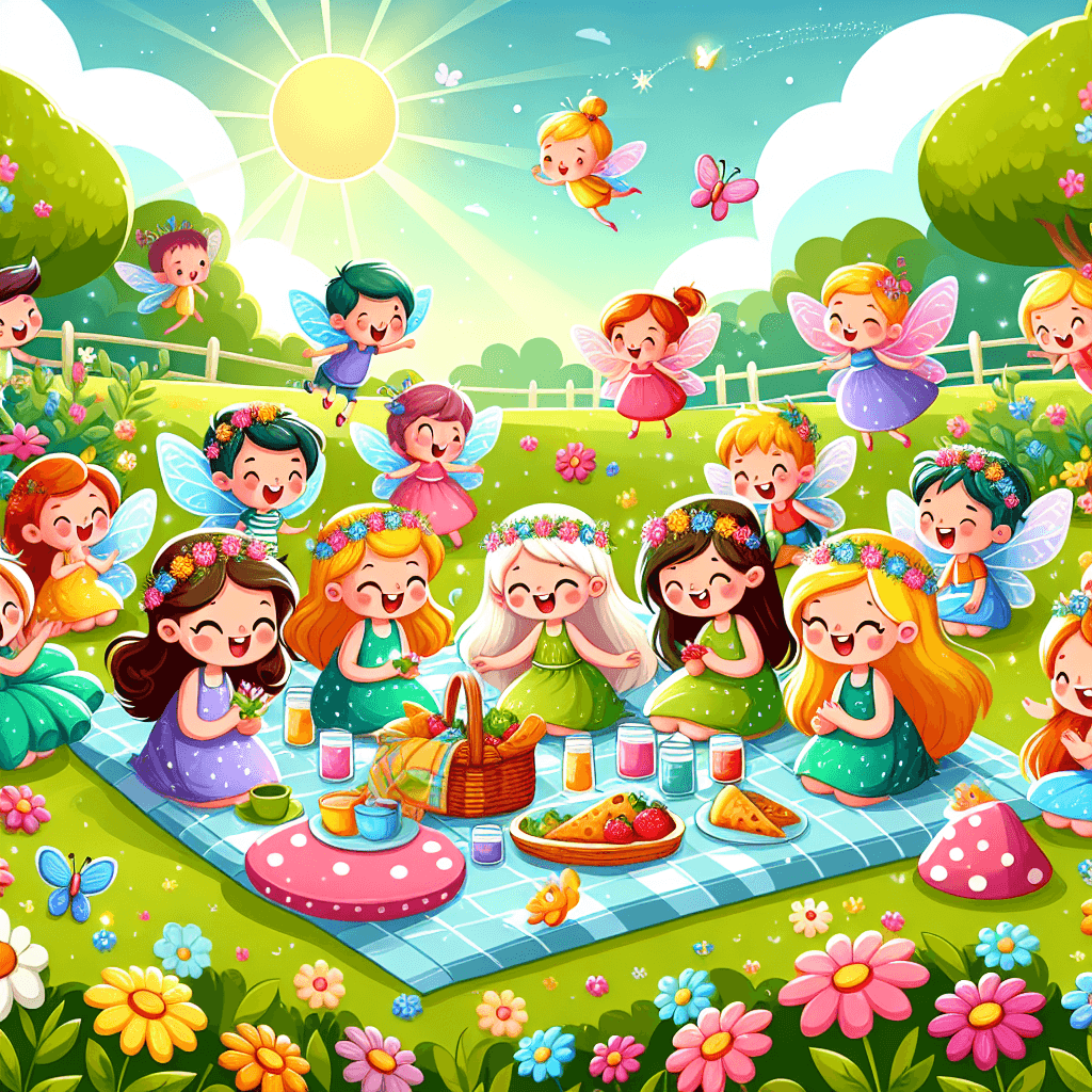 Fairy Tale Picnic DIY Paint By Numbers