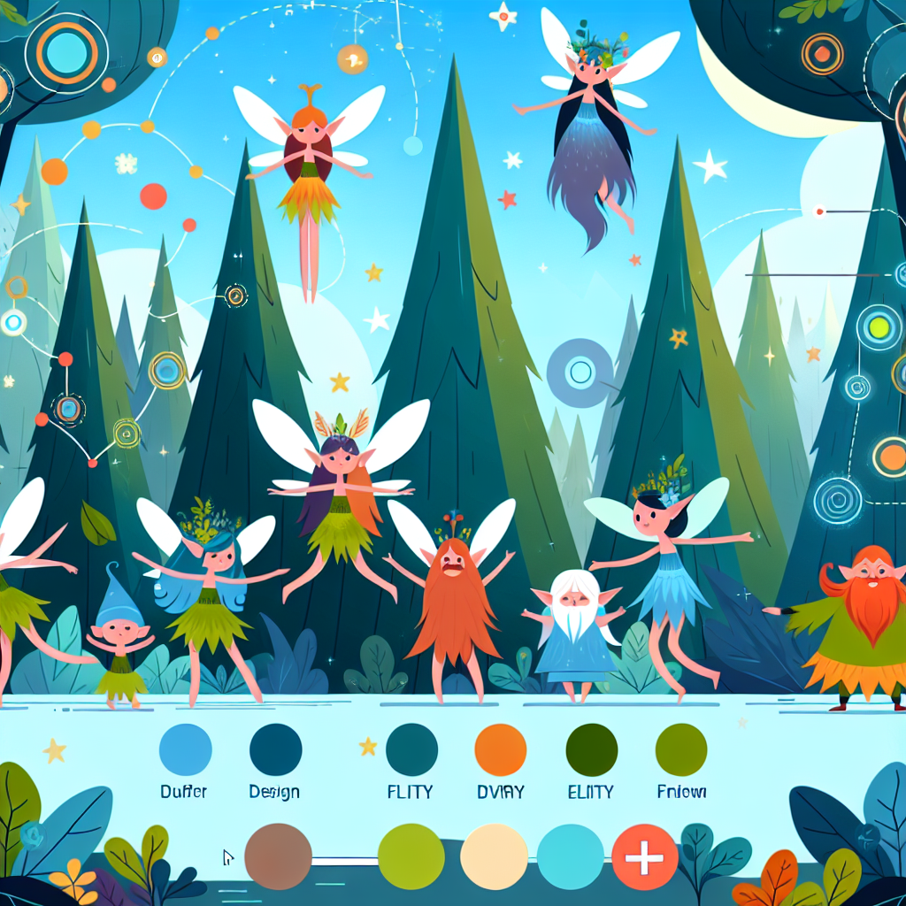 Fairy Tale Forest Fiesta Paint By Color