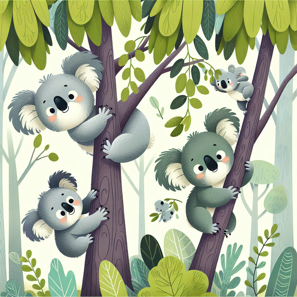 Kooky Koala Climb Painting Number Kit