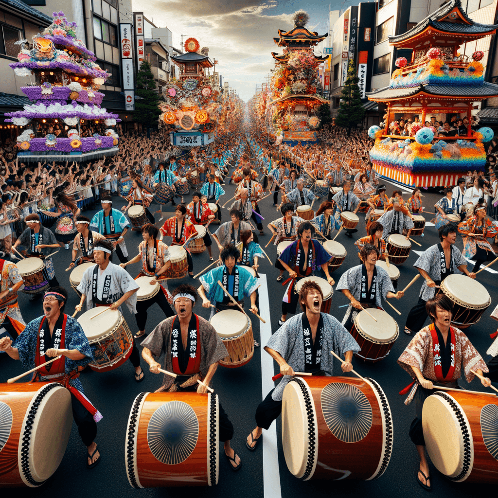 Katsuura Big Hayashi Festival - Japan Paint By Numbers Kits