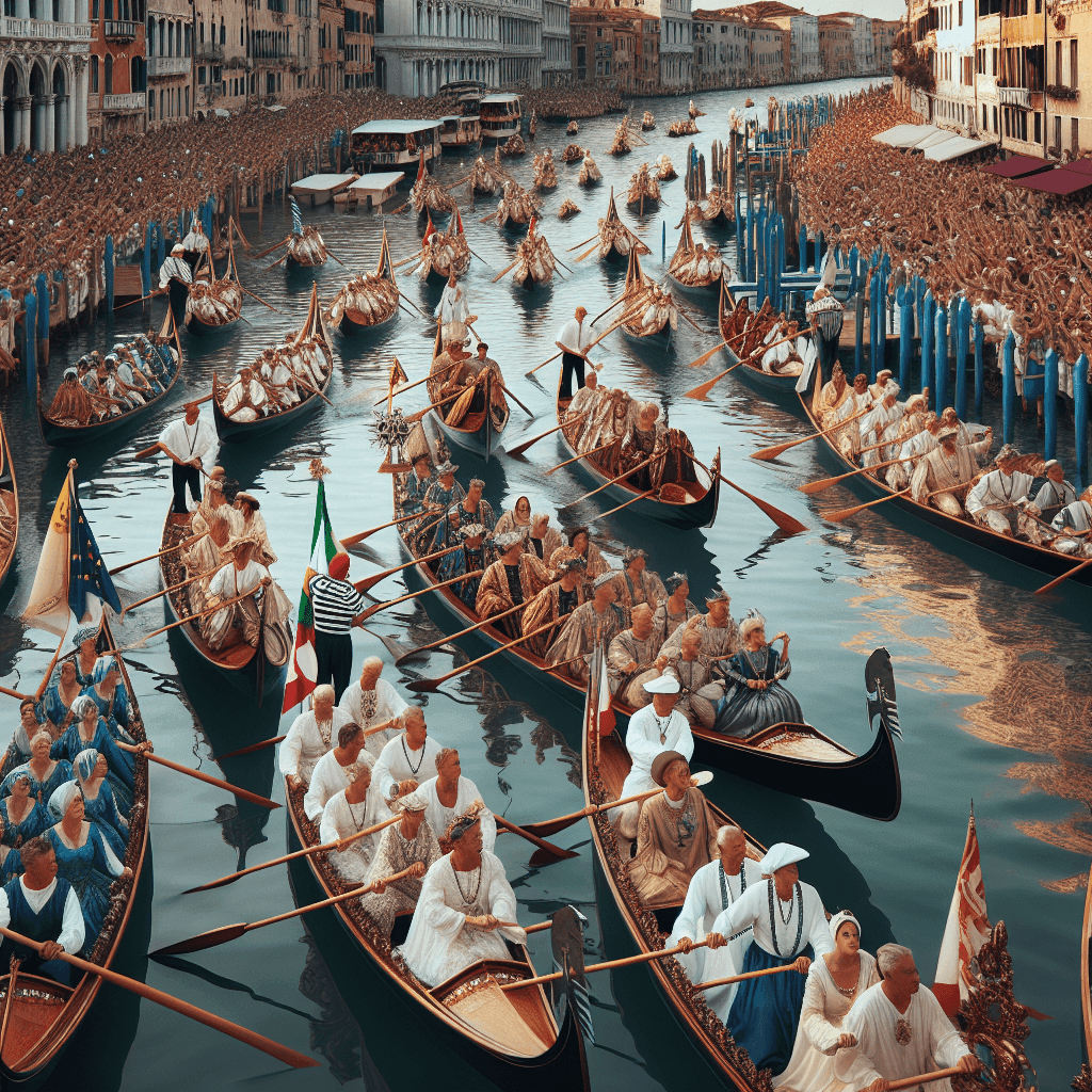 The Venetian Regata Storica Painting By Numbers Kit