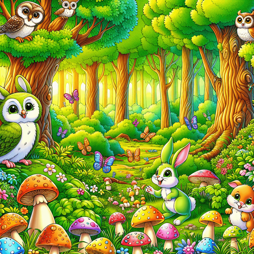 Mystic Forest For Little Dreamers Number Painting