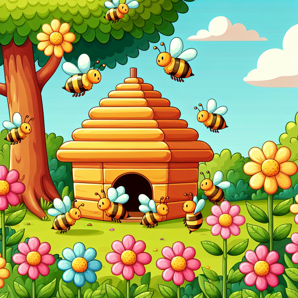 Busy Beehive Community Paint By Numbers Art