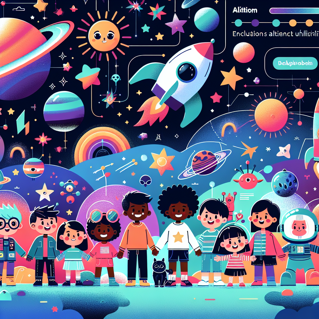 Playful Space Exploration Paint By Number
