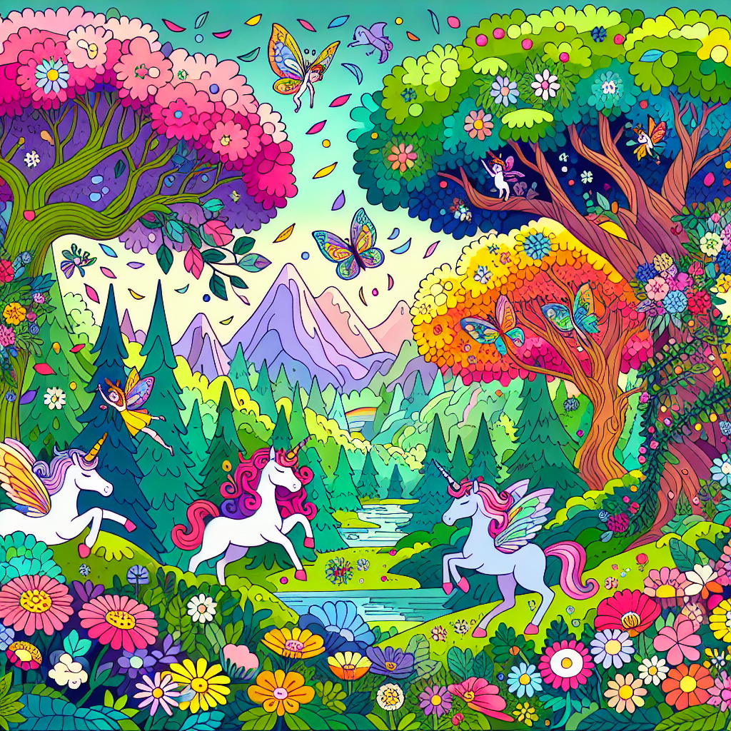Fantasy Forests Paint By Number