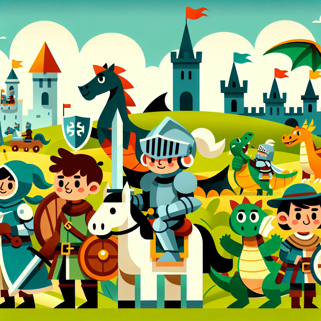 Knight's Legendary Quest Paint By Color