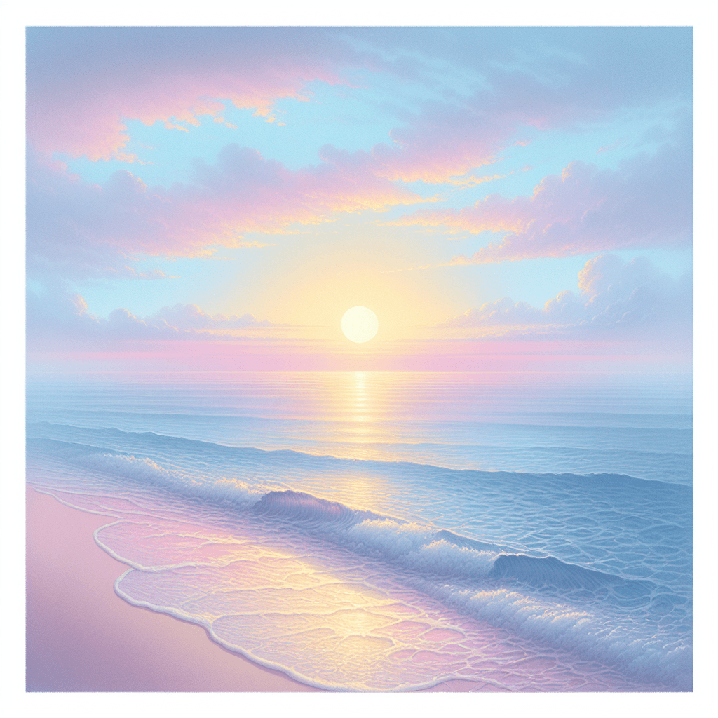 Seaside Sunrise Awakening DIY Paint By Numbers