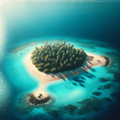 Secluded Island Retreat DIY Paint By Numbers