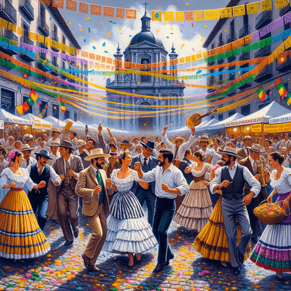 Fiesta De San Isidro - Spain DIY Paint By Numbers