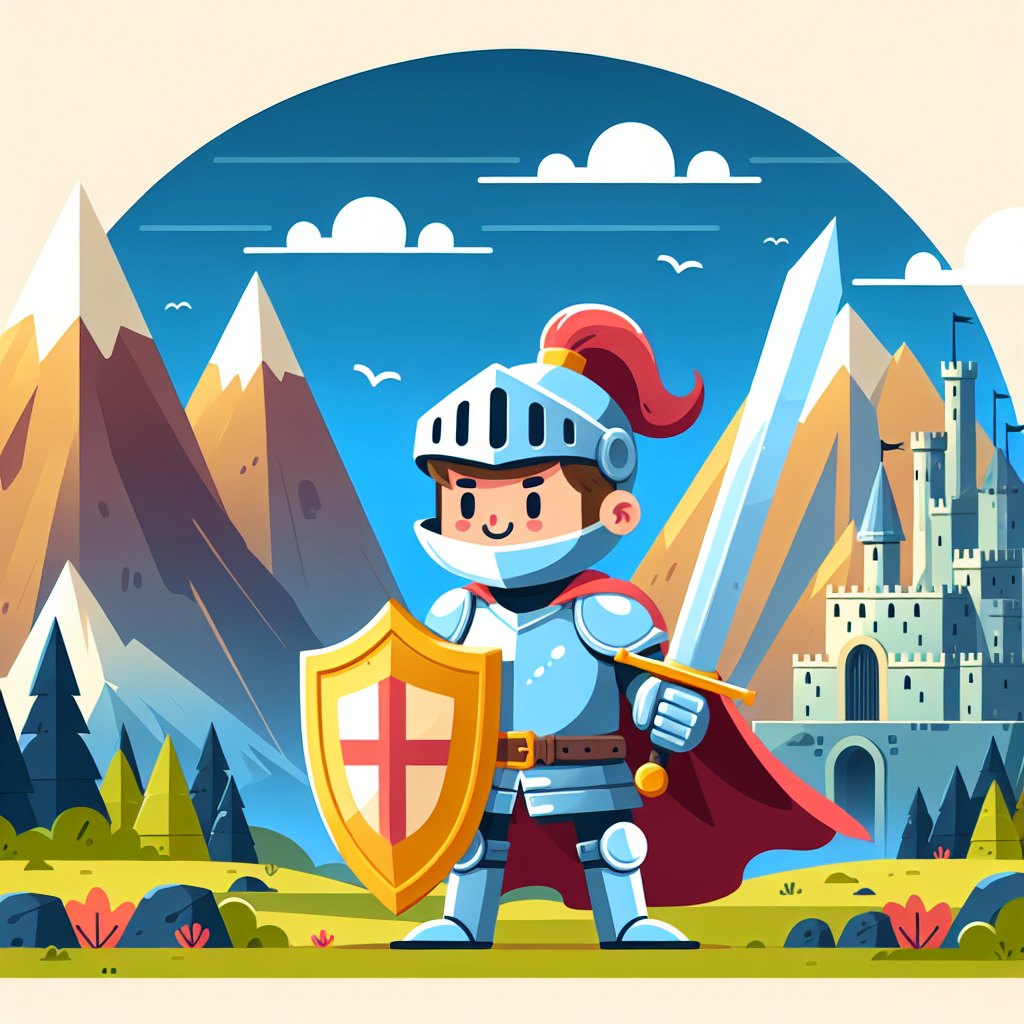 Knight's Courageous Tale Painting Number Kit