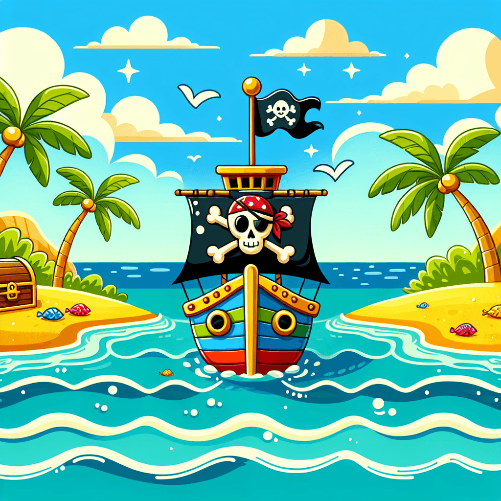 Pirate's Paradise Number Painting