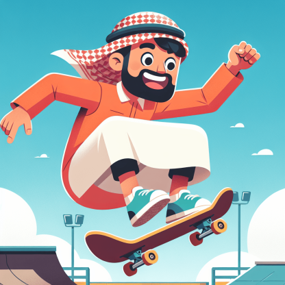 Dynamic Skateboarder Paint By Numbers Kits