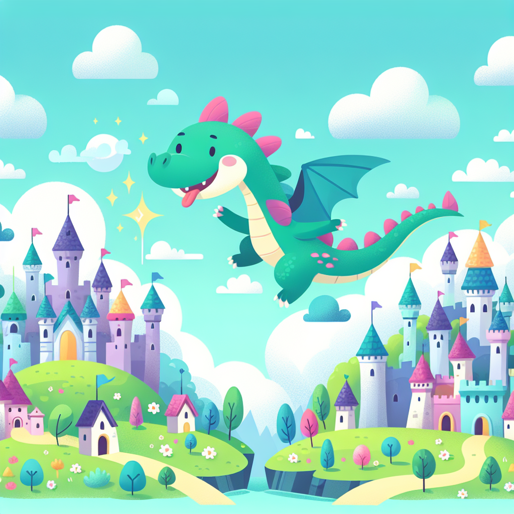 Dragon's Magical Realm Paint By Number