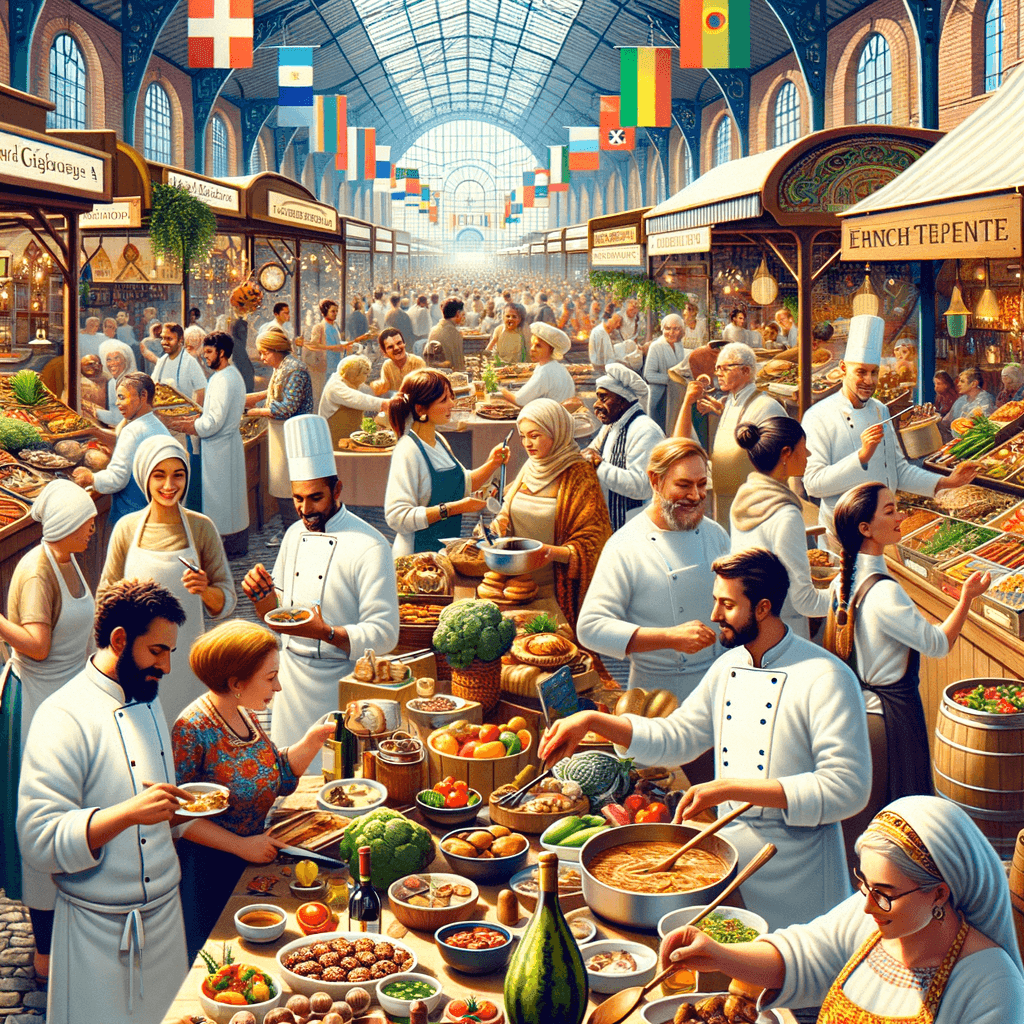 La Fête De La Gastronomie - France Painting By Numbers Kit