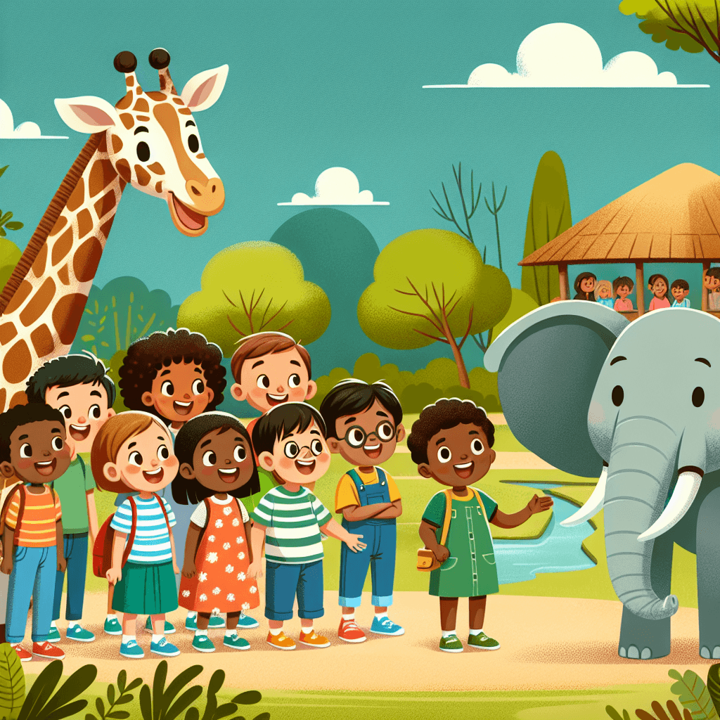 Zoo Adventure Day Painting Number Kit