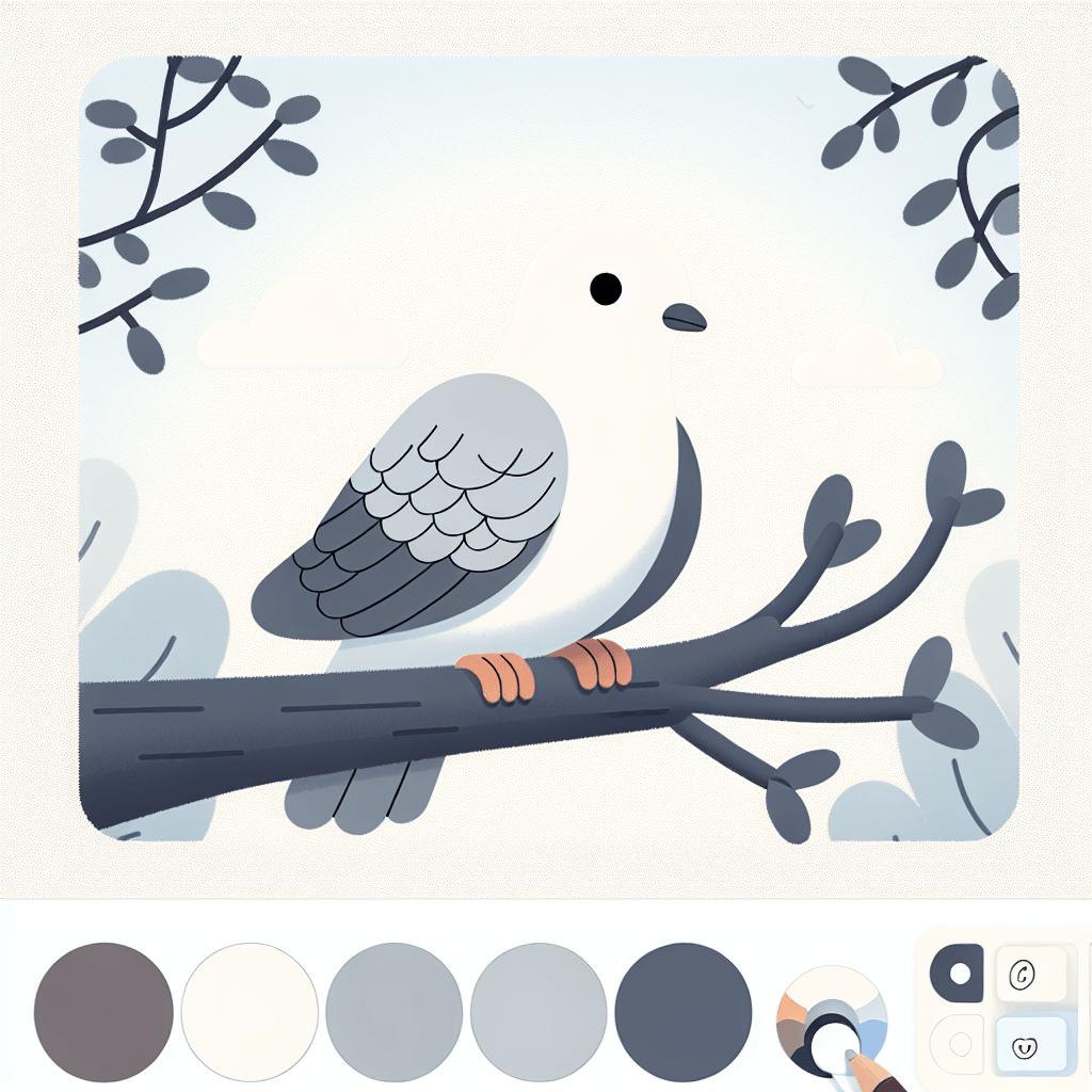 Diligent Dove DIY Paint By Numbers