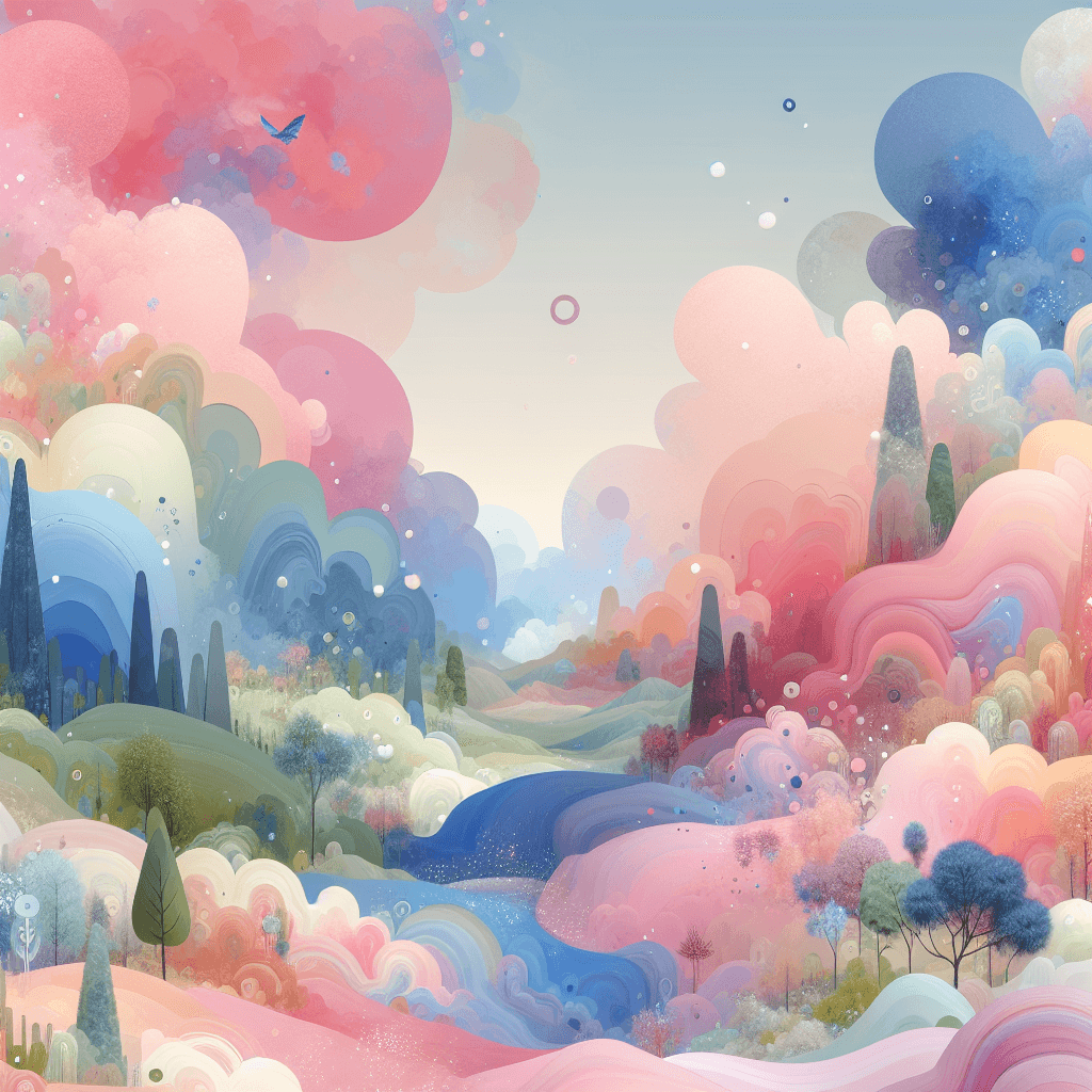Pastel Dream Landscape Painting By Numbers Kit