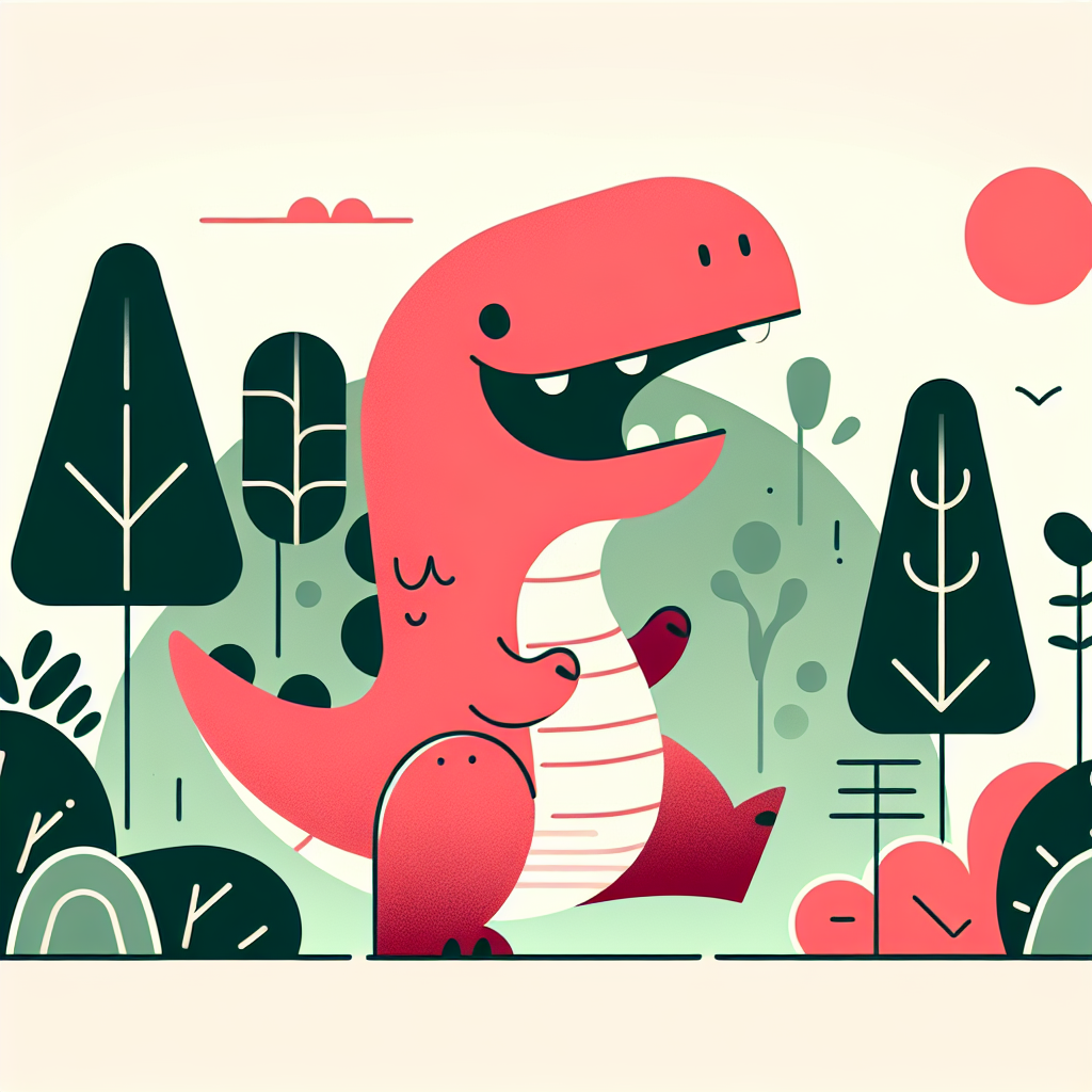 Cheery Dino Paint By Color