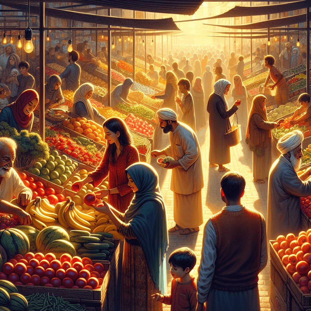 Colorful Market Bounty Paint By Numbers Kits