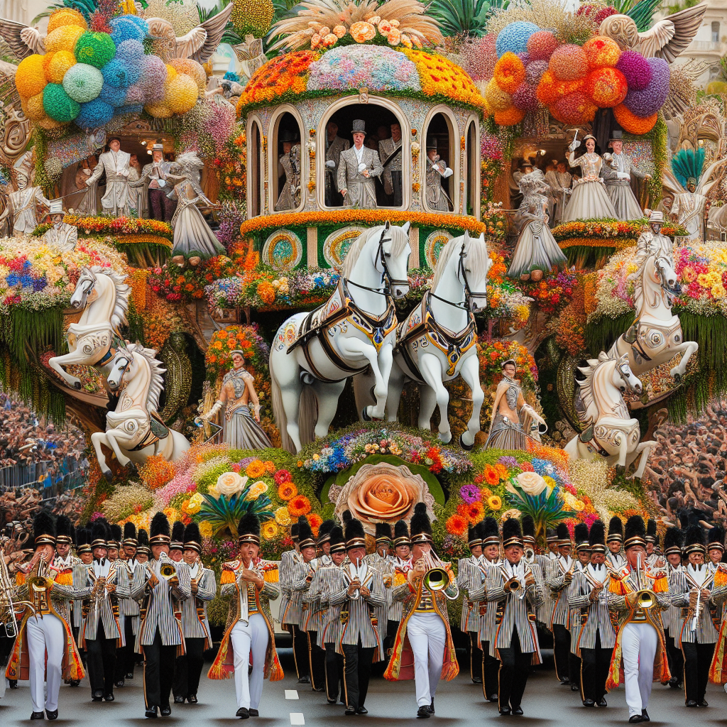 The Rose Parade - United States Paint By Numbers Kits