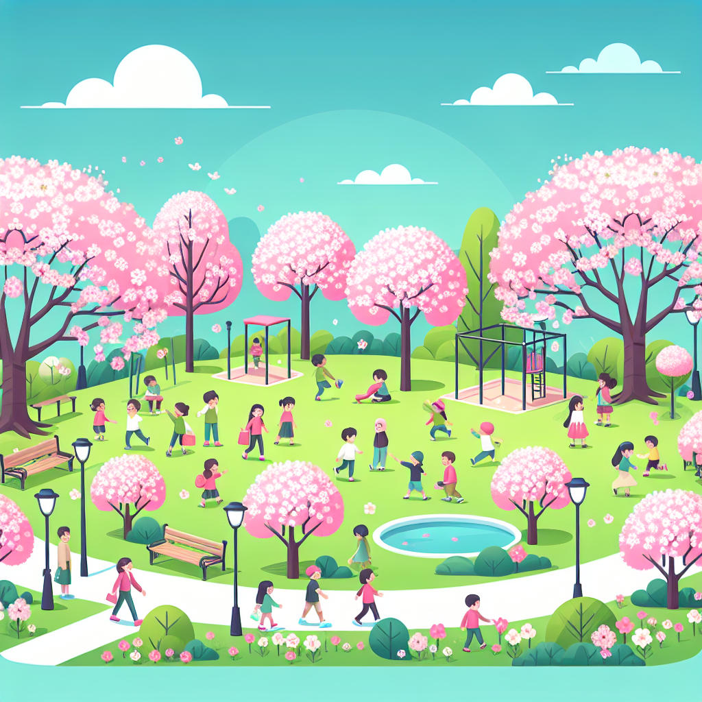 Cherry Blossom Adventure Paint By Number