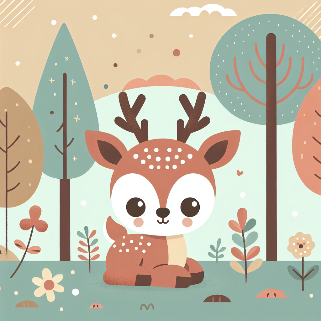 Playful Fawn Paint By Numbers