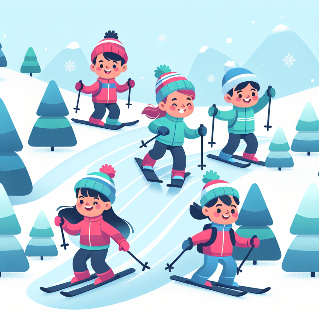 Ski Adventure Fun Paint By Number
