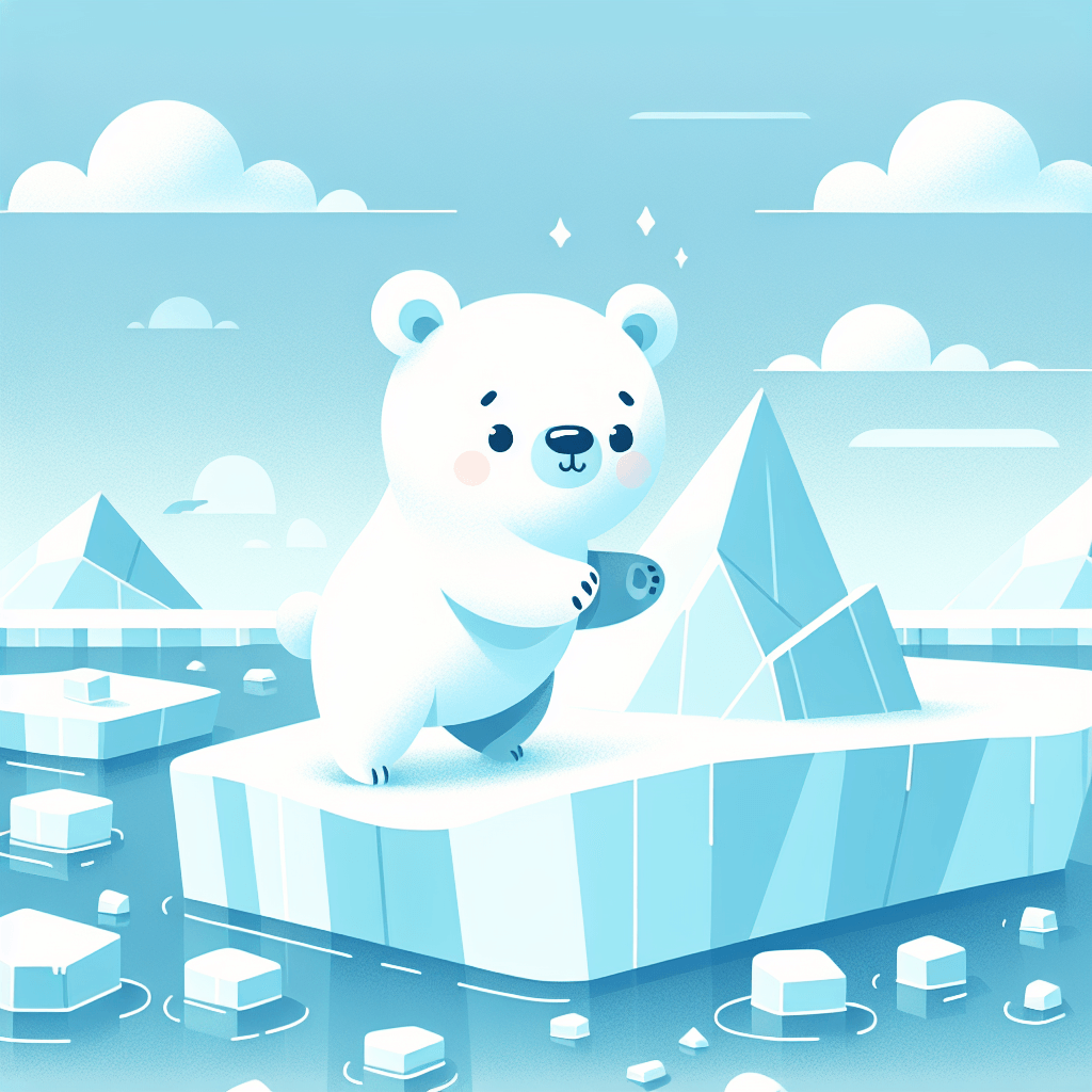 Curious Polar Cub Paint By Numbers Art