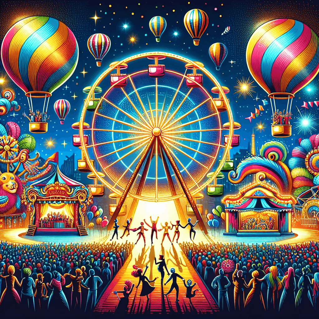 Magical Night Carnival Number Painting
