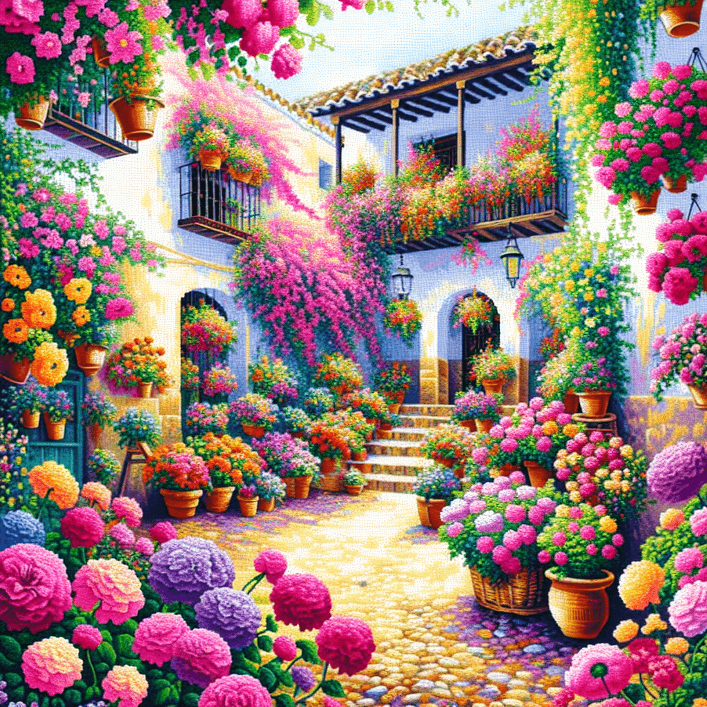 Fiesta De Los Patios - Córdoba, Spain Paint By Number