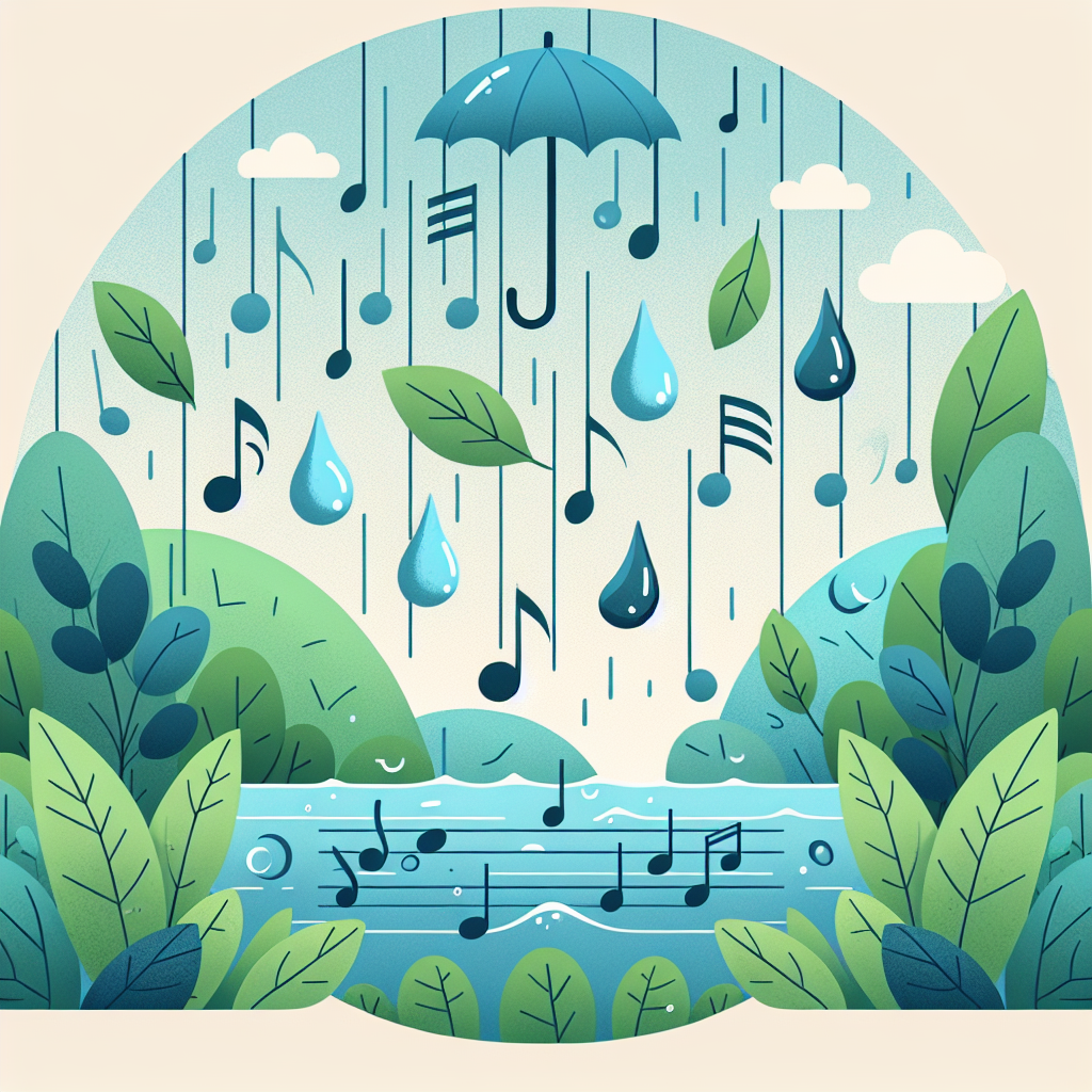Radiant Raindrop Symphony Painting Number Kit