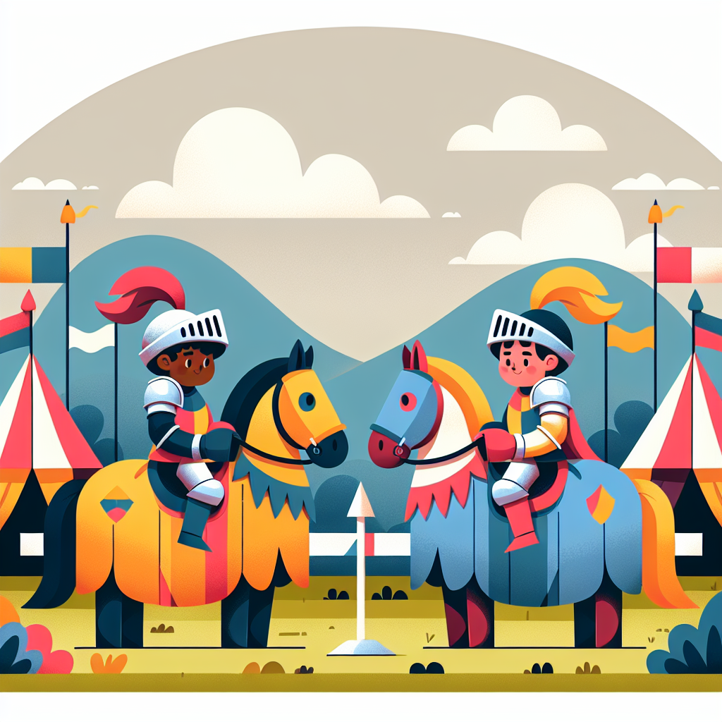 Noble Knights' Tournament Numbered Painting Kits