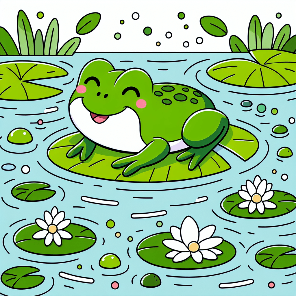 Jolly Frog Paint By Number